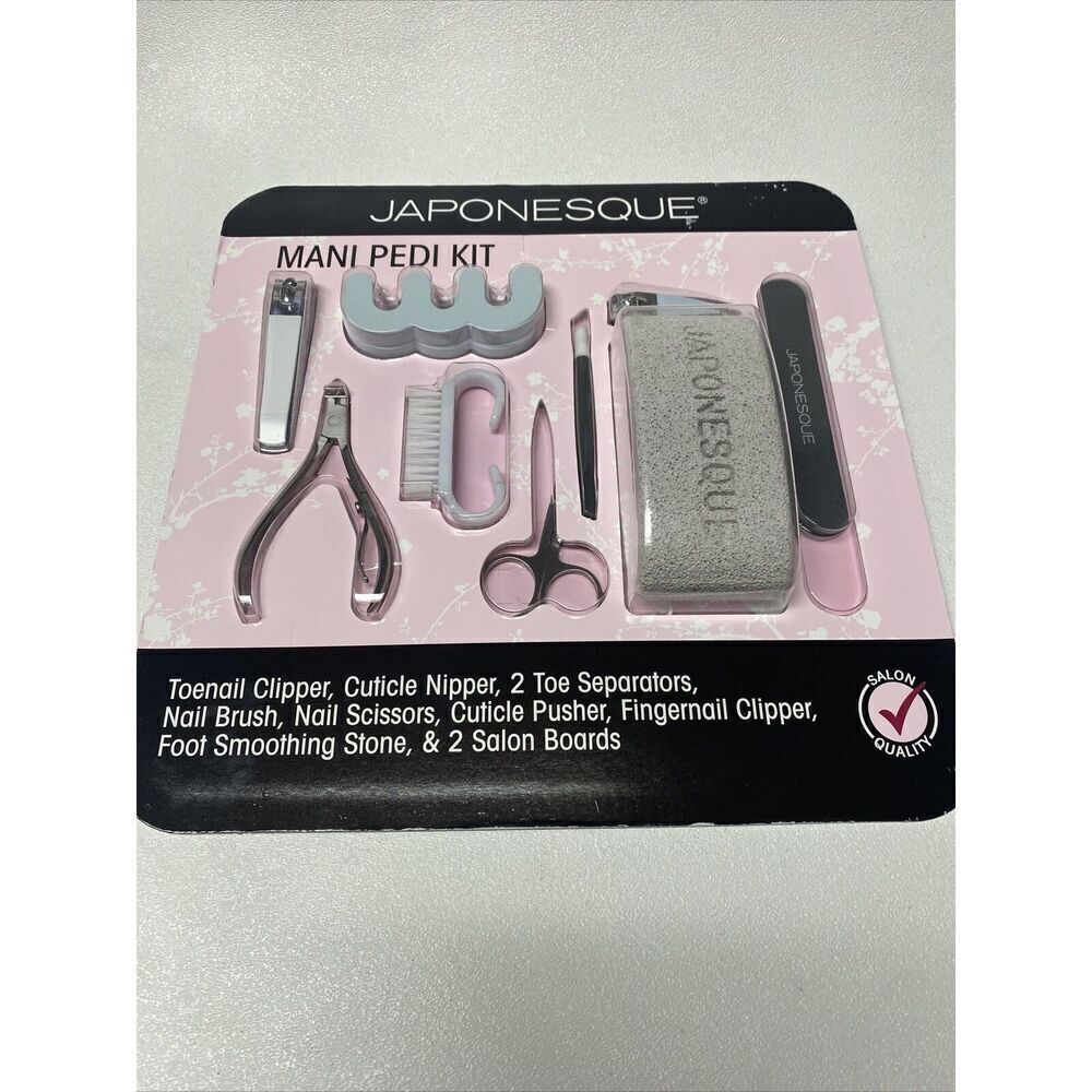 JAPONESQUE Complete 8pc Mani/Pedi‎ Kit Sealed